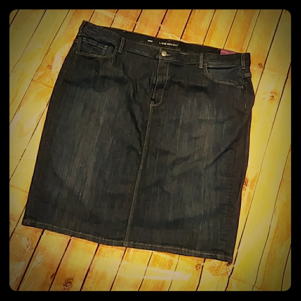 Lane Bryant denim skirt